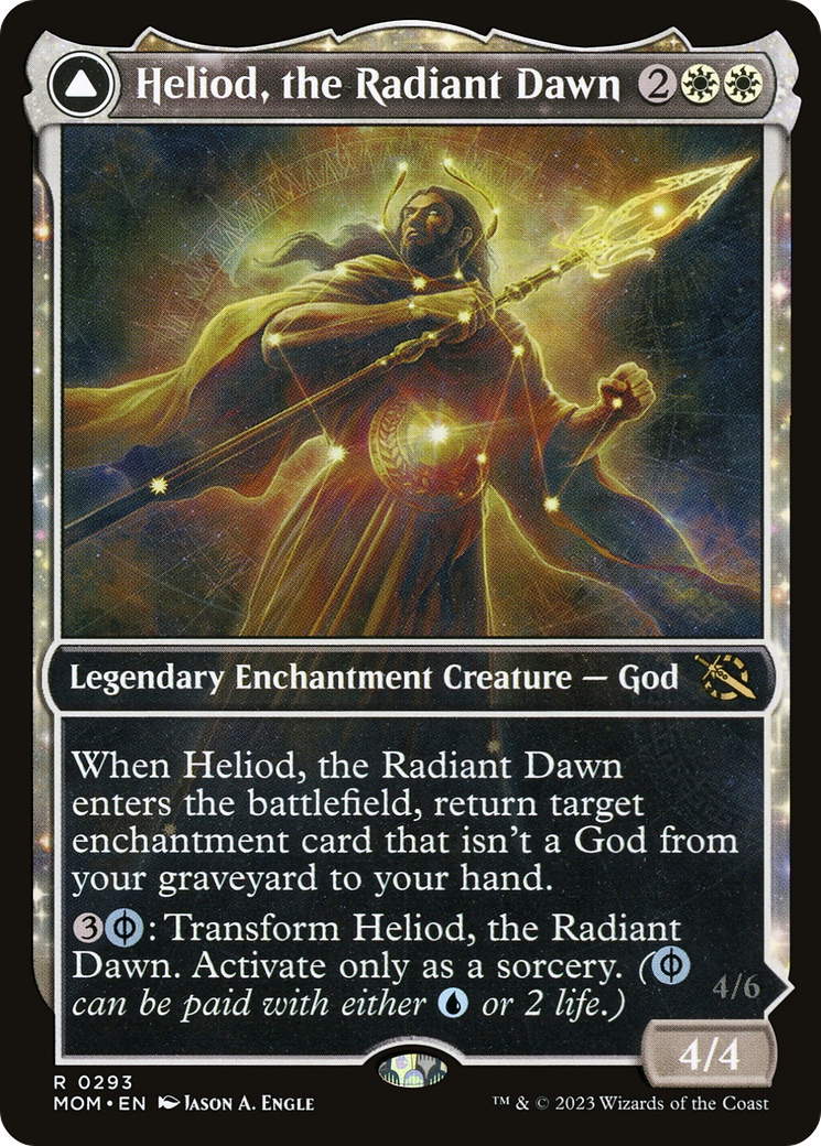 Heliod, the Radiant Dawn // Heliod, the Warped Eclipse (MOM-293) (Showcase) (Foil)