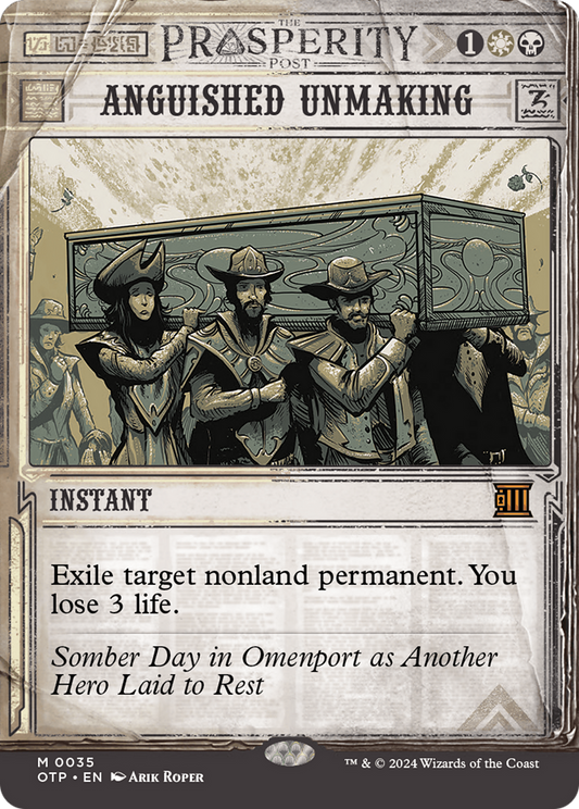 Anguished Unmaking (OTP-035) (Showcase) (Borderless)