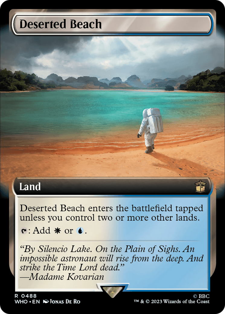 Deserted Beach (WHO-488) (Extended Art) (Foil)