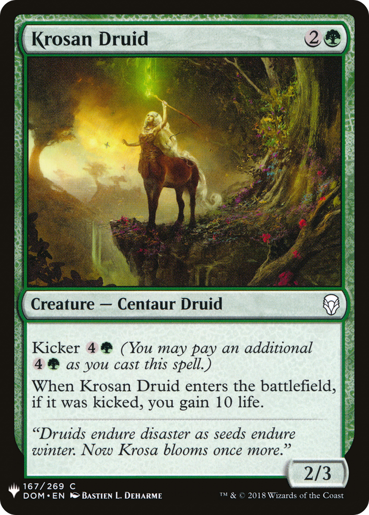Krosan Druid (LIST-DOM-167)