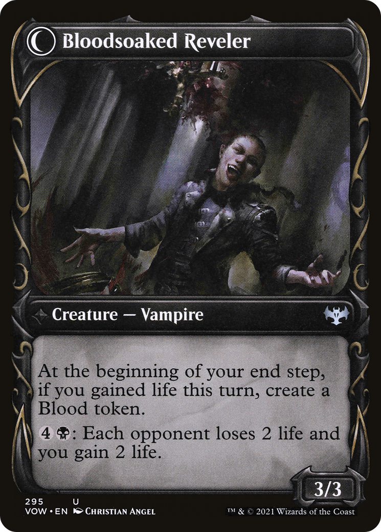 Restless Bloodseeker // Bloodsoaked Reveler (VOW-295) (Showcase)