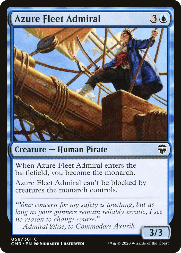 Azure Fleet Admiral (CMR-058) (Foil)