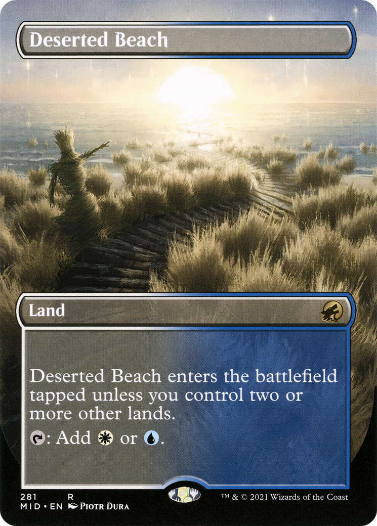 Deserted Beach (MID-281) (Borderless) (Foil)