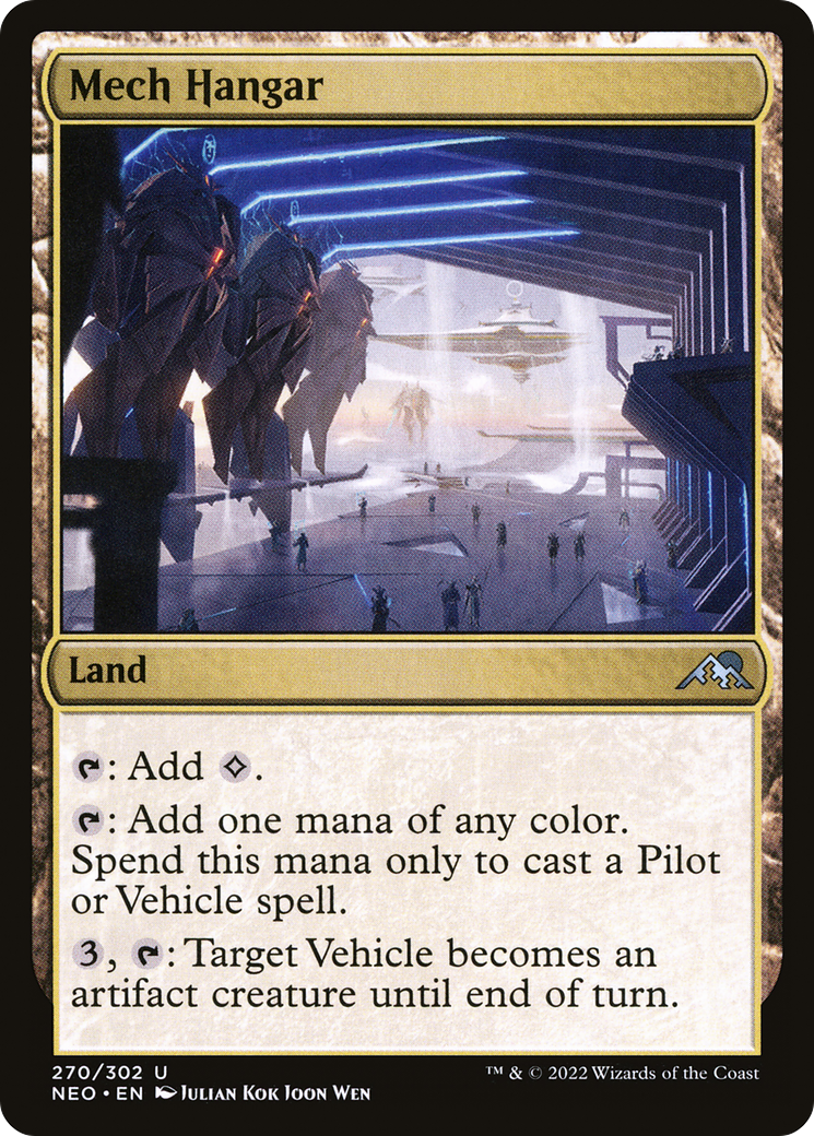 Mech Hangar (NEO-270) (Foil)