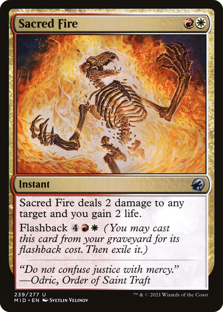 Sacred Fire (MID-239) (Foil)