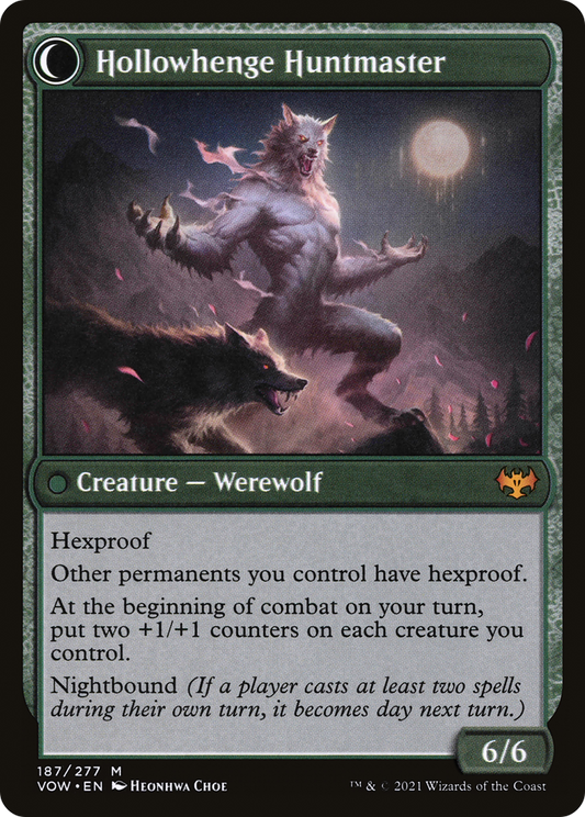 Avabruck Caretaker // Hollowhenge Huntmaster (VOW-187) (Foil)