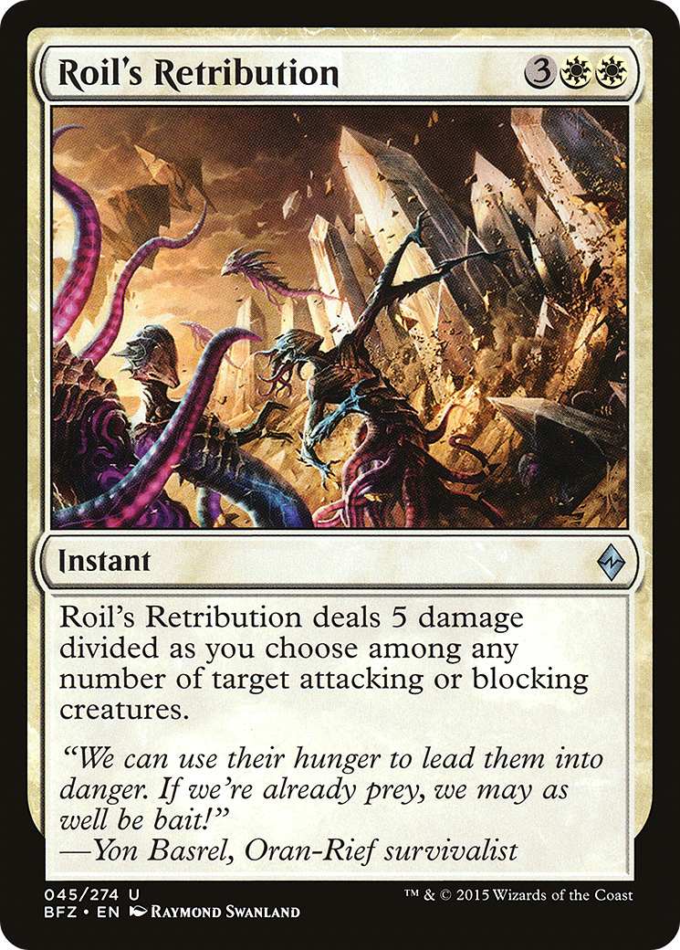 Roil's Retribution (BFZ-045) (Foil)