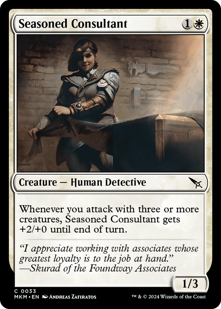 Seasoned Consultant (MKM-033) (Foil)