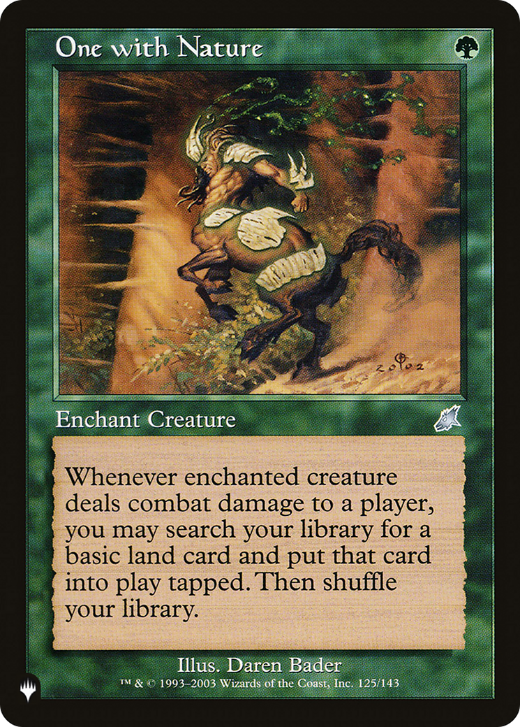 One with Nature (LIST-SCG-125)