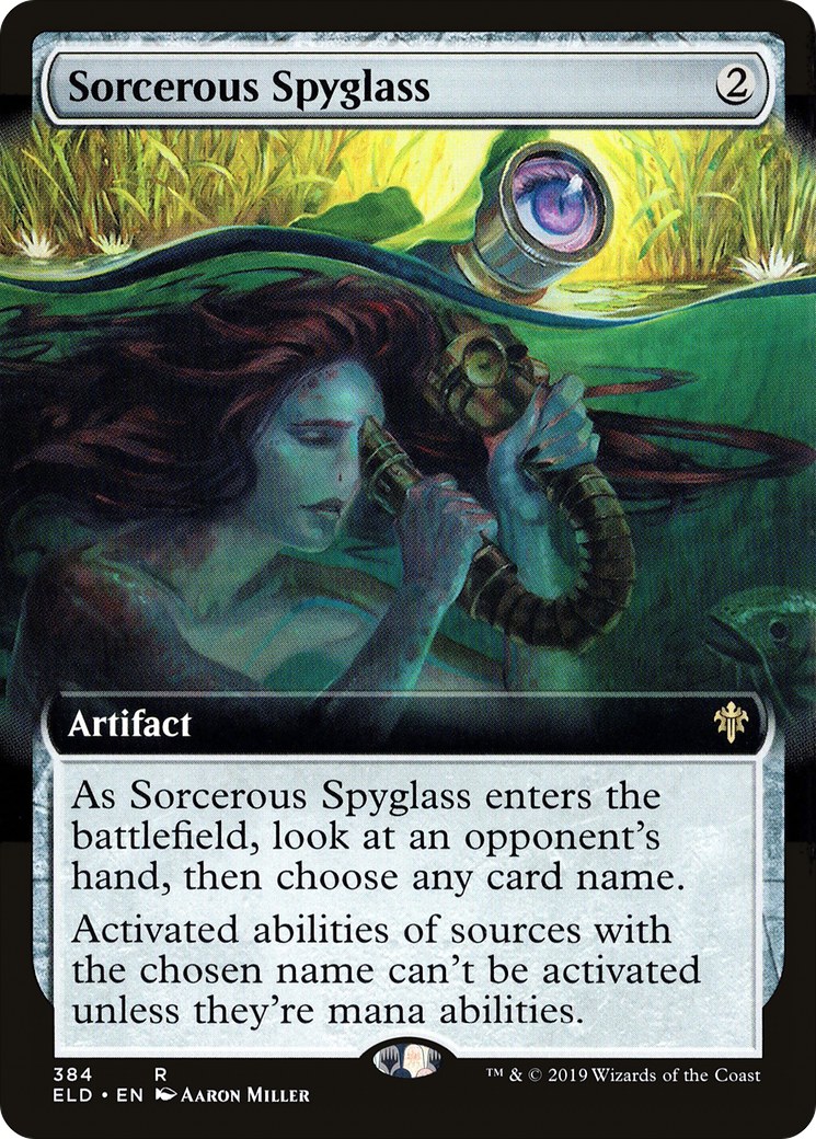 Sorcerous Spyglass (ELD-384) (Extended Art)
