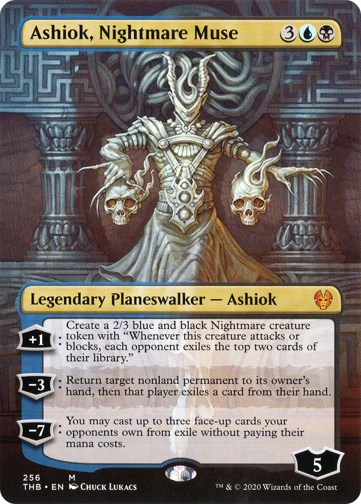 Ashiok, Nightmare Muse (THB-256) (Borderless) (Foil)