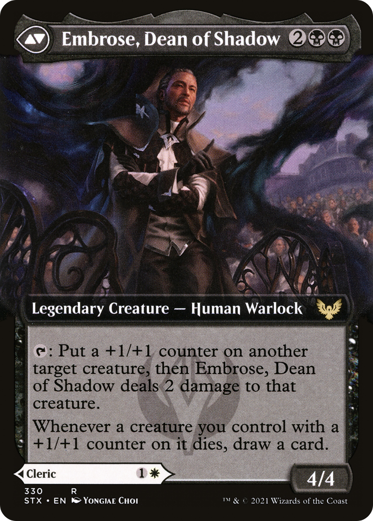 Shaile, Dean of Radiance // Embrose, Dean of Shadow (STX-330) (Extended Art) (Foil)