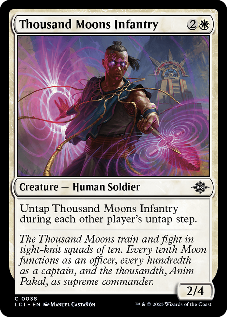 Thousand Moons Infantry (LCI-038) (Foil)