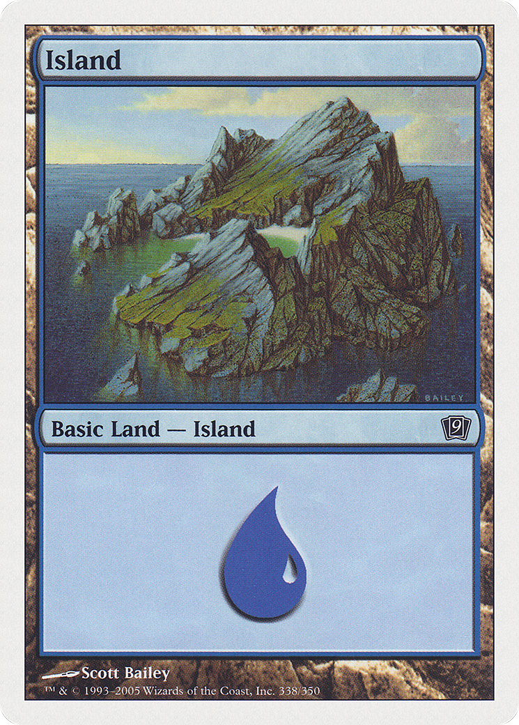 Island (338) (9ED-338★) (Foil)