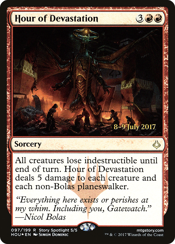 Hour of Devastation (PRE-97S) (Foil)