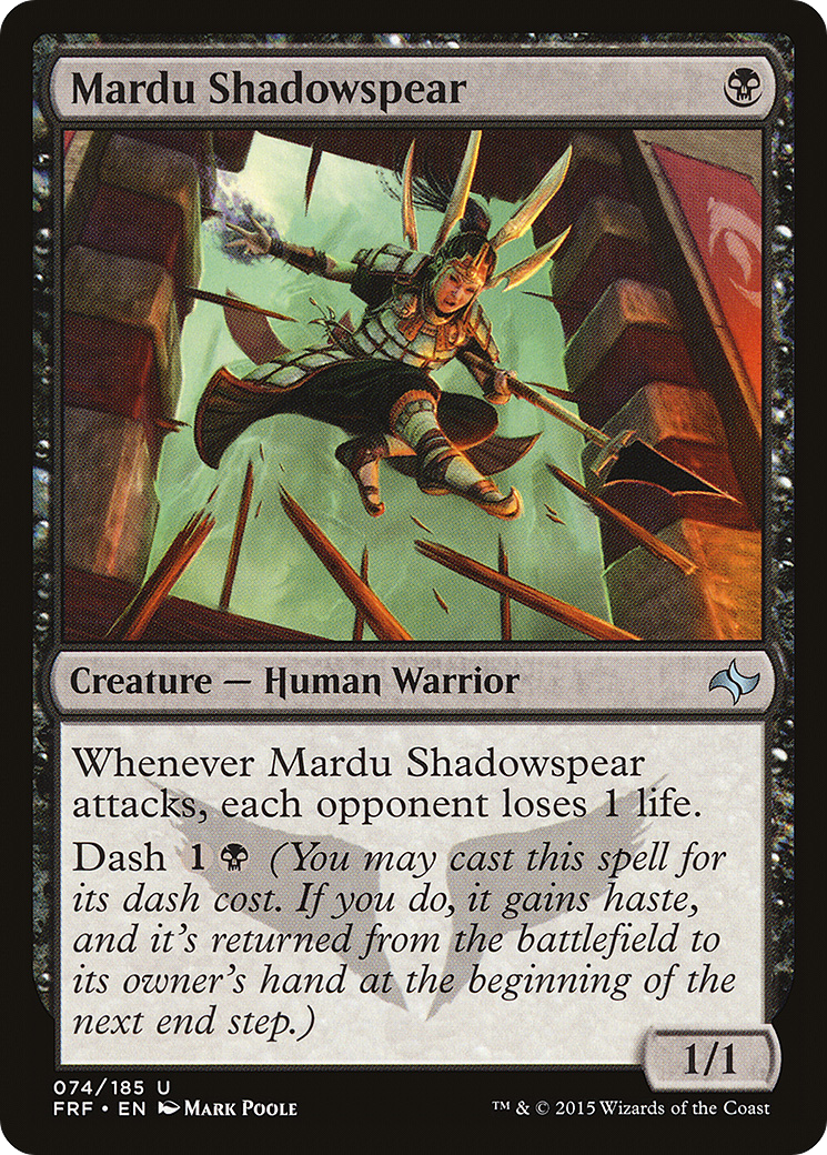 Mardu Shadowspear (FRF-074) (Foil)