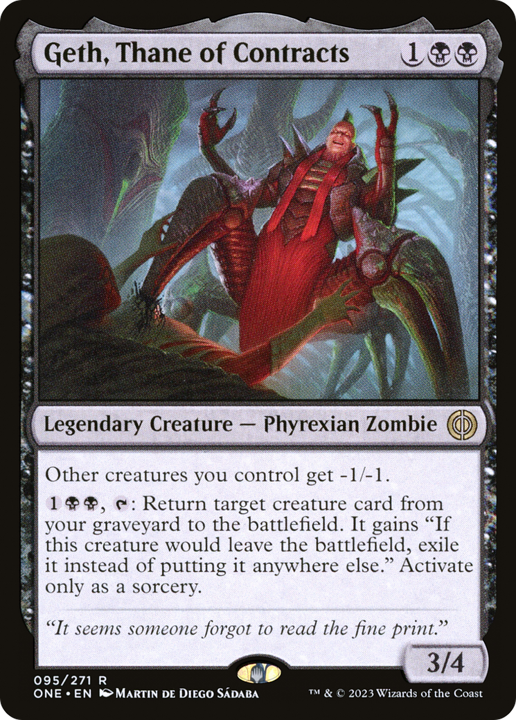 Geth, Thane of Contracts (ONE-095) (Foil)