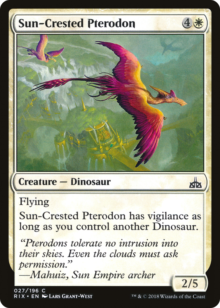 Sun-Crested Pterodon (RIX-027) (Foil)