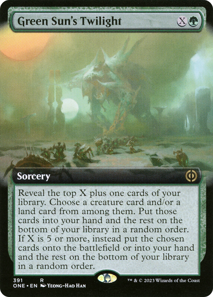 Green Sun's Twilight (ONE-391) (Extended Art) (Foil)