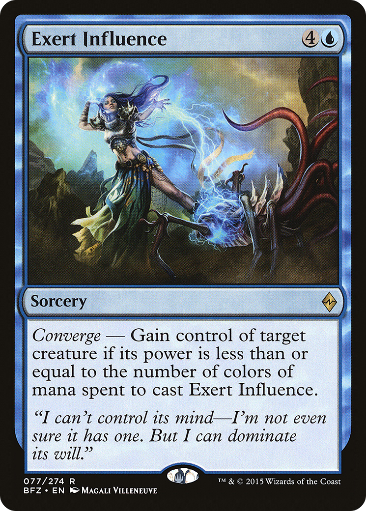 Exert Influence (BFZ-077) (Foil)