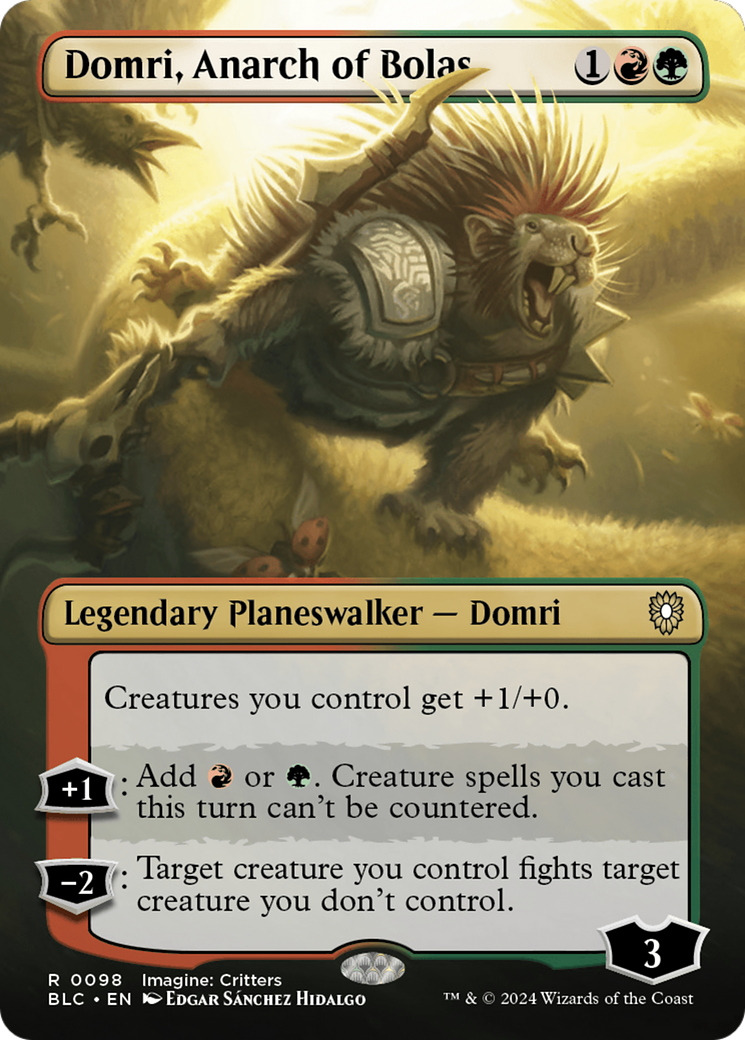 Domri, Anarch of Bolas (BLC-098) (Borderless) (Foil)