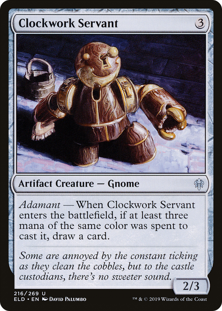 Clockwork Servant (ELD-216) (Foil)