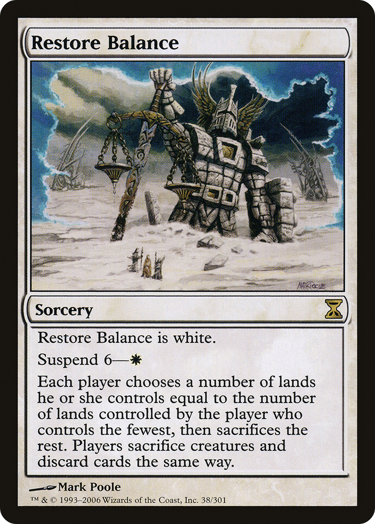 Restore Balance (TSP-038) (Foil)