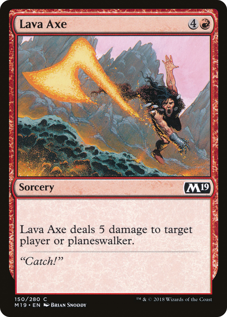 Lava Axe (M19-150) (Foil)
