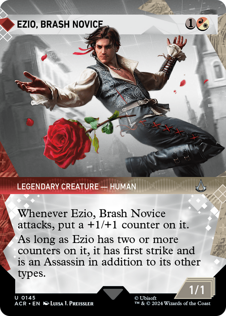 Ezio, Brash Novice (ACR-145) (Showcase) (Borderless)