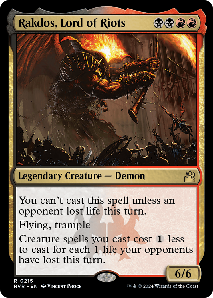 Rakdos, Lord of Riots (RVR-215) (Foil)