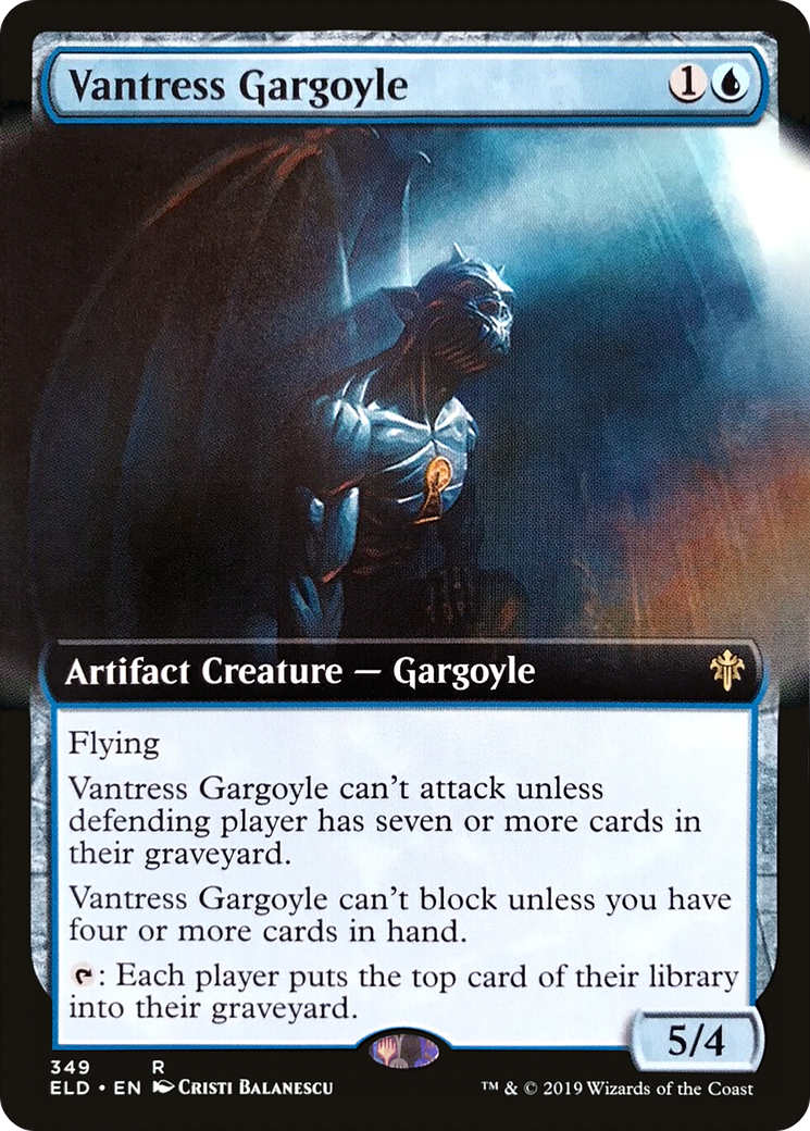 Vantress Gargoyle (ELD-349) (Extended Art) (Foil)