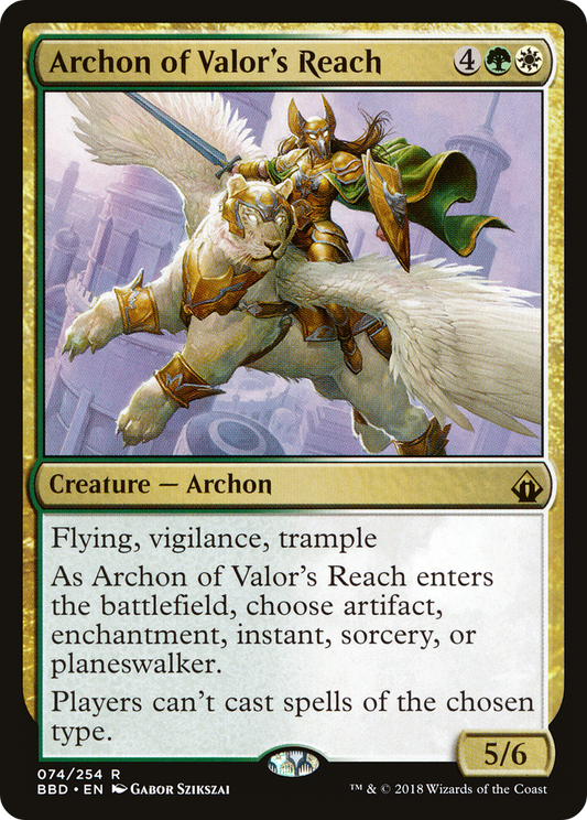 Archon of Valor's Reach (BBD-074) (Foil)