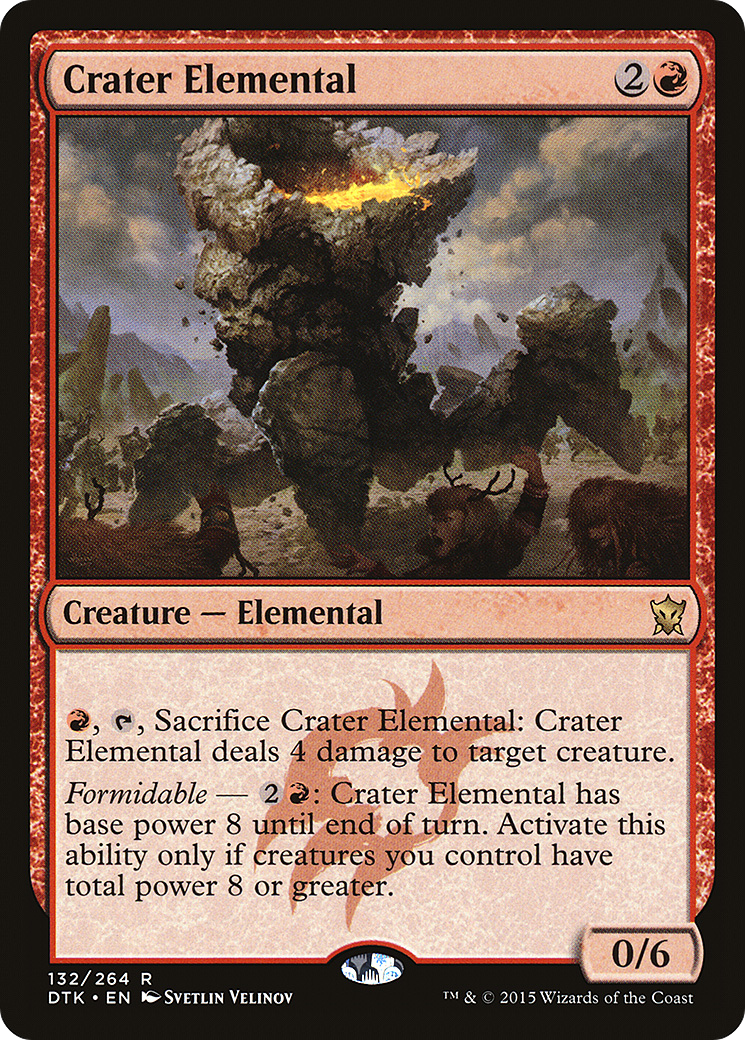 Crater Elemental (DTK-132) (Foil)