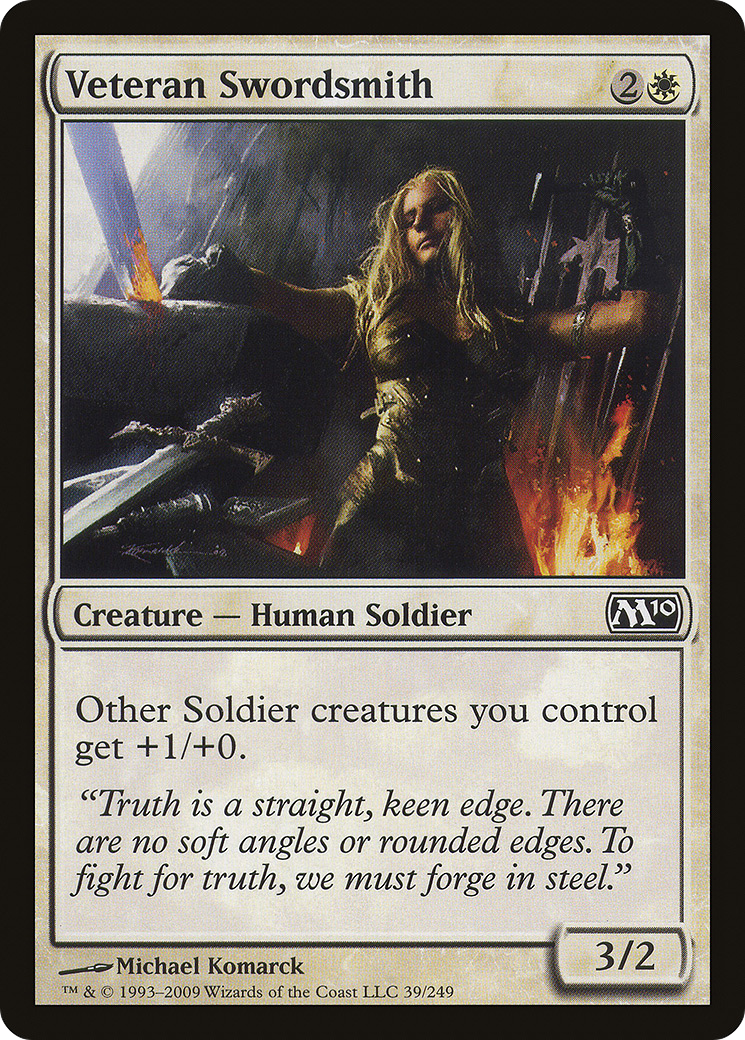 Veteran Swordsmith (M10-039) (Foil)