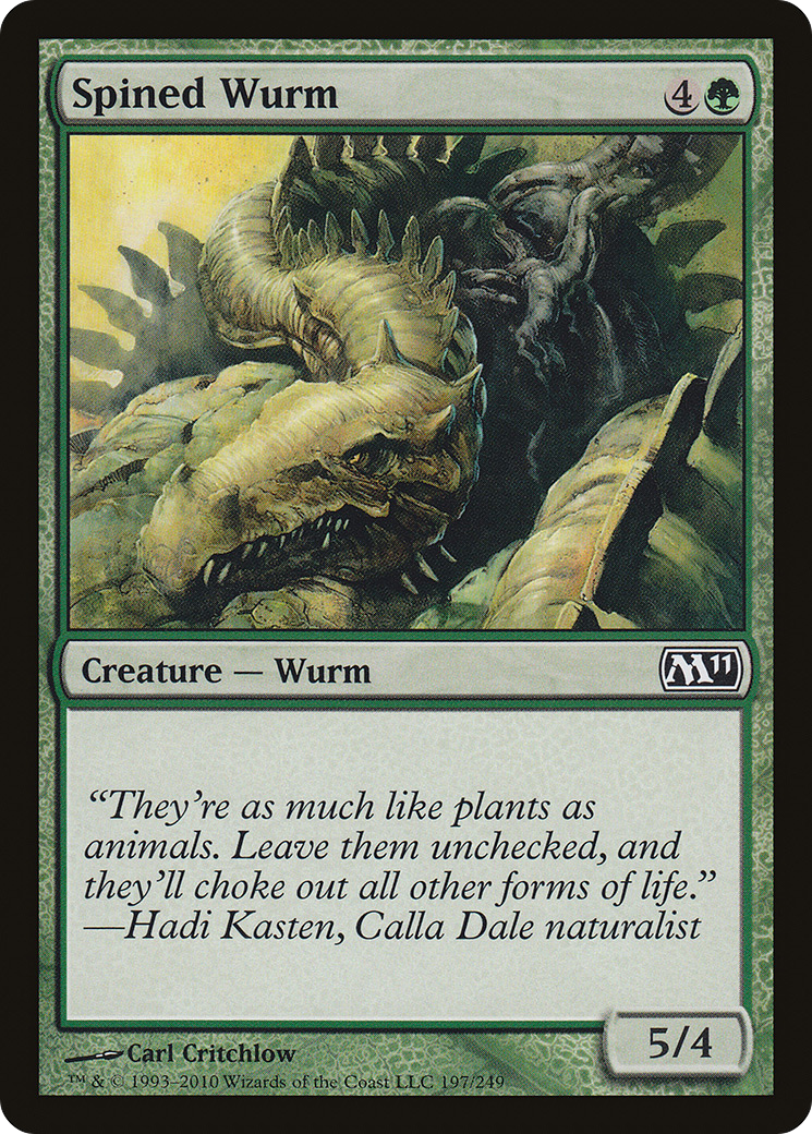 Spined Wurm (M11-197) (Foil)