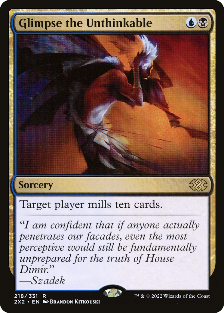 Glimpse the Unthinkable (2X2-218) (Foil)