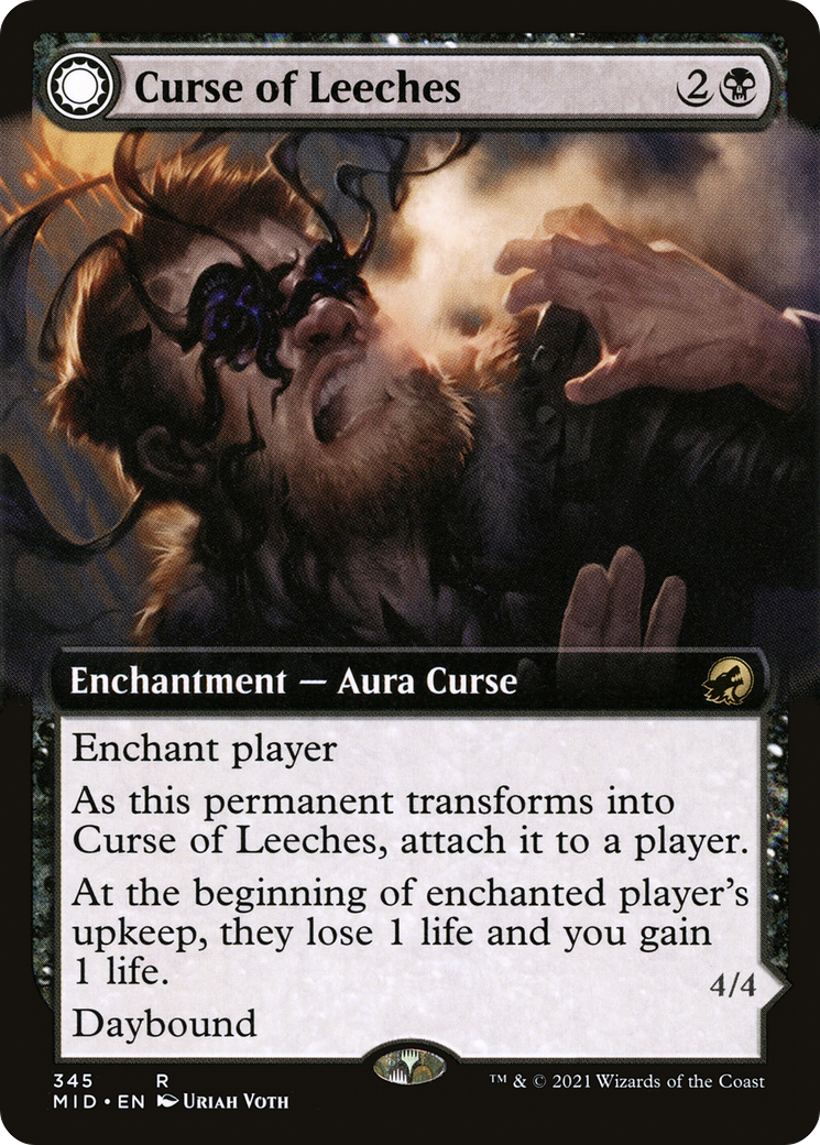 Curse of Leeches // Leeching Lurker (MID-345) (Extended Art)