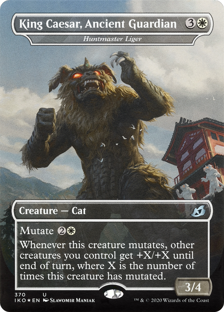 King Caesar, Ancient Guardian / Huntmaster Liger (IKO-370) (Borderless)