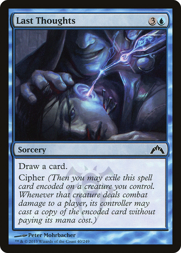 Last Thoughts (GTC-040)