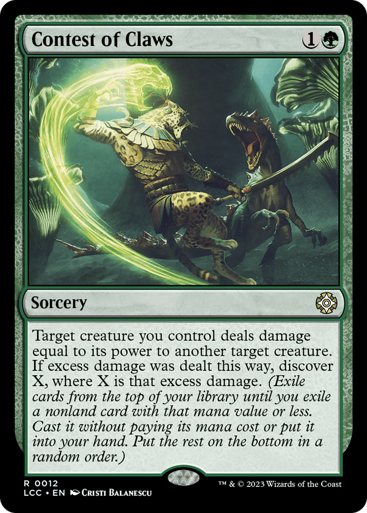 Contest of Claws (LCC-012) (Foil)