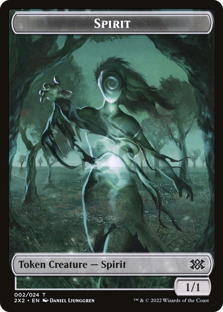Cat Dragon // Spirit (002) Double-Sided Token (T2X2-19 / 2)