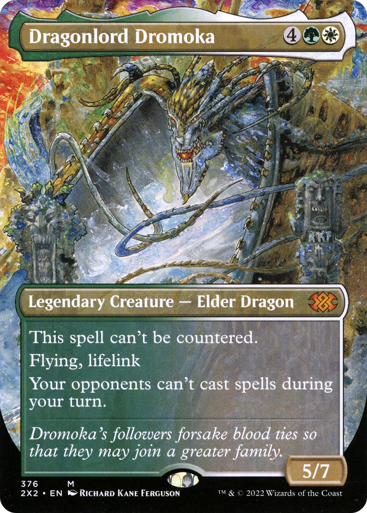 Dragonlord Dromoka (2X2-376) (Borderless) (Foil)