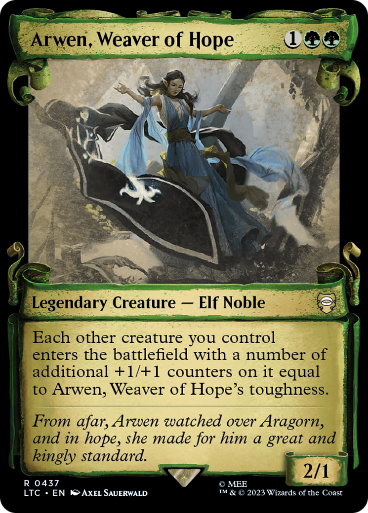 Arwen, Weaver of Hope (LTC-437) (Showcase) (Scroll)