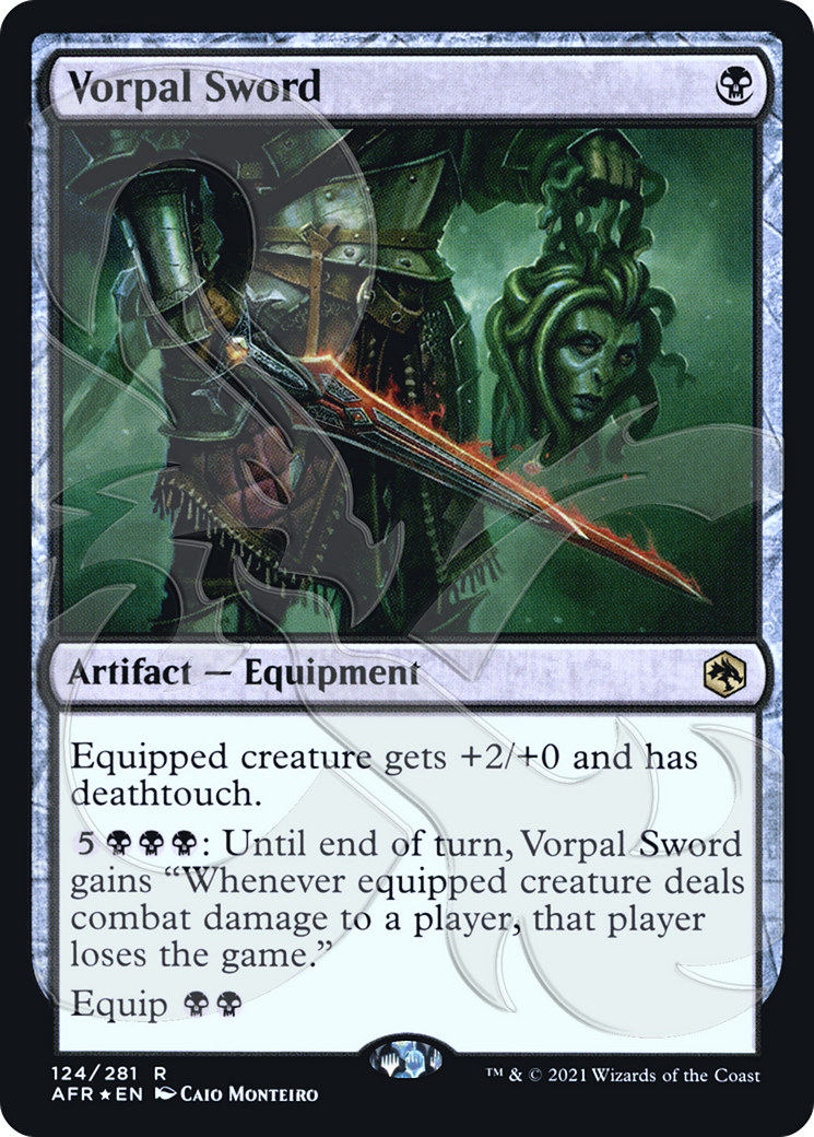 Vorpal Sword (Ampersand Stamped) (AFR&-124A) (Foil)
