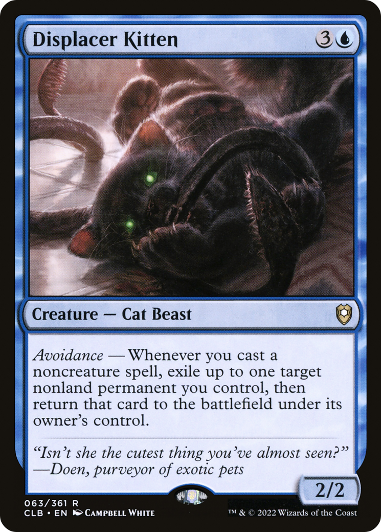 Displacer Kitten (CLB-063) (Foil)