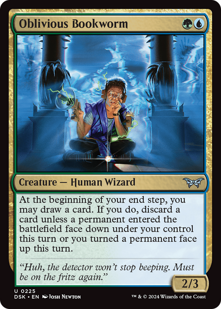 Oblivious Bookworm (DSK-225) (Foil)