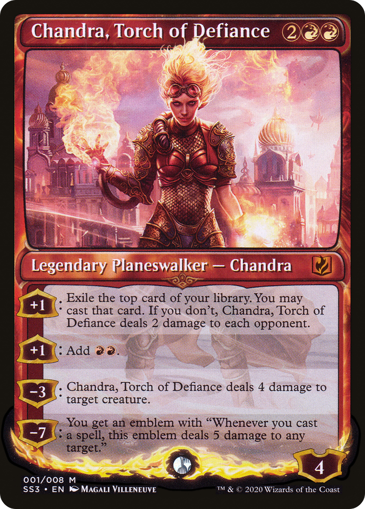 Chandra, Torch of Defiance (SS3-001) (Foil)