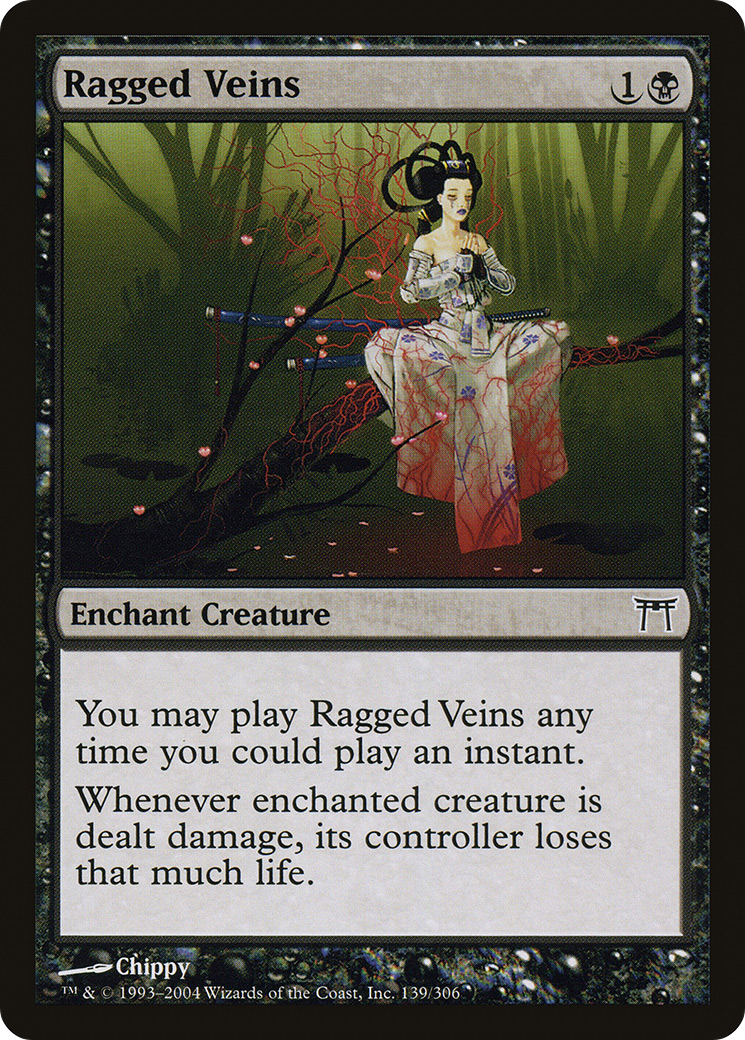 Ragged Veins (CHK-139) (Foil)