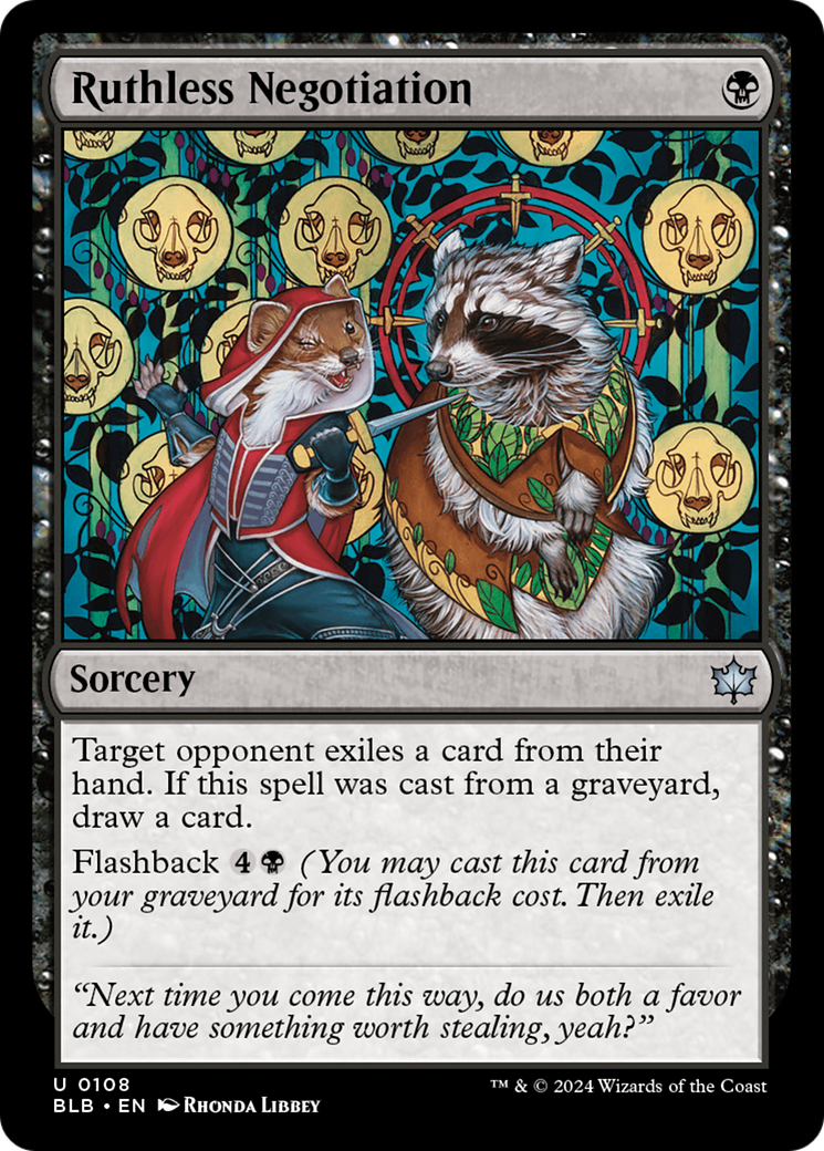 Ruthless Negotiation (BLB-108) (Foil)