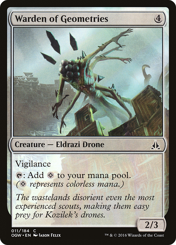 Warden of Geometries (OGW-011) (Foil)